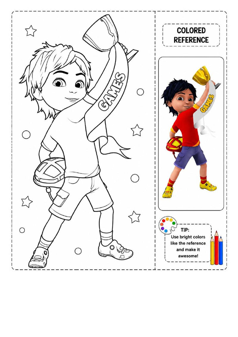 Shiva Printable Coloring Book - 63 A4 Pages