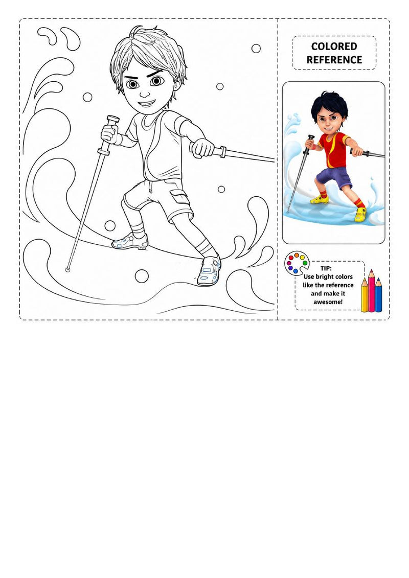 Shiva Printable Coloring Book - 63 A4 Pages