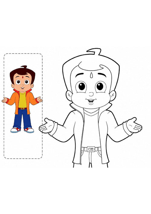 chota printable coloring page preview 1
