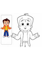 Chhota Bheem Printable Coloring Book - 56 A4 Pages included in All Books Mega Bundle