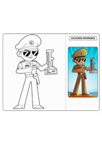 Little Singham printable coloring page preview 3