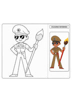 Little Singham printable coloring page preview 6