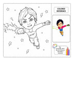 Shiva printable coloring page preview 2