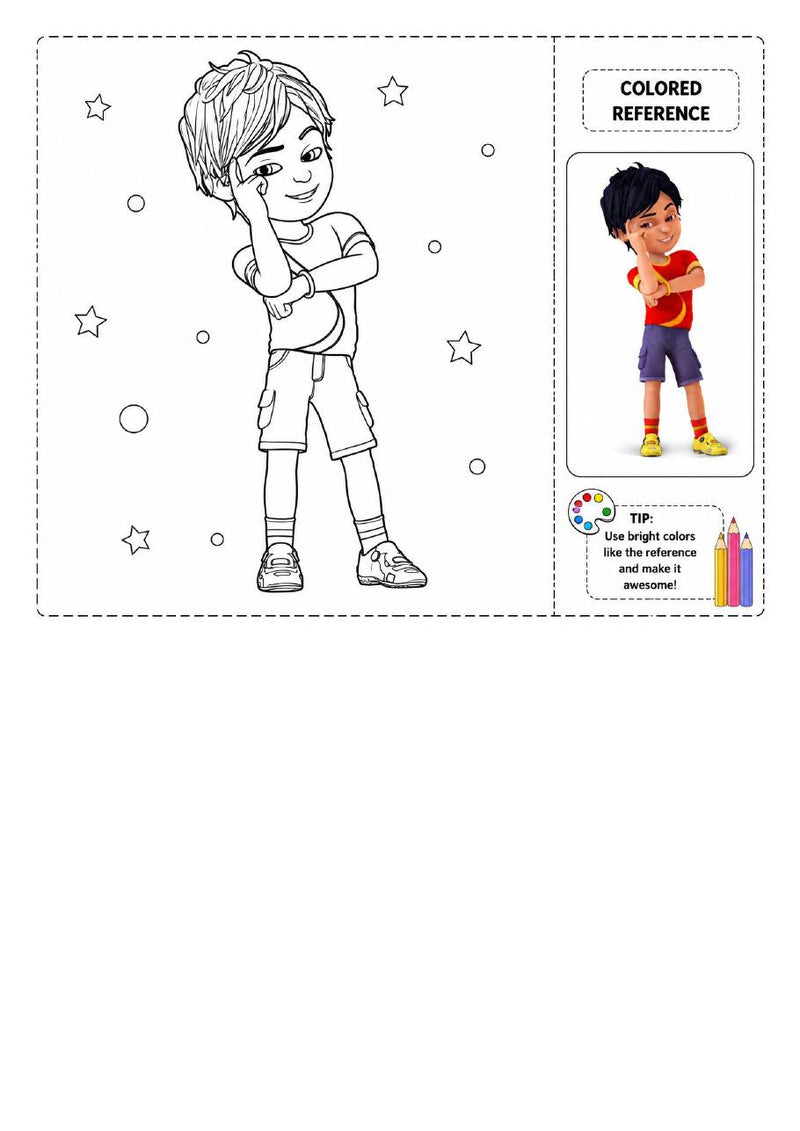 Shiva Printable Coloring Book - 63 A4 Pages