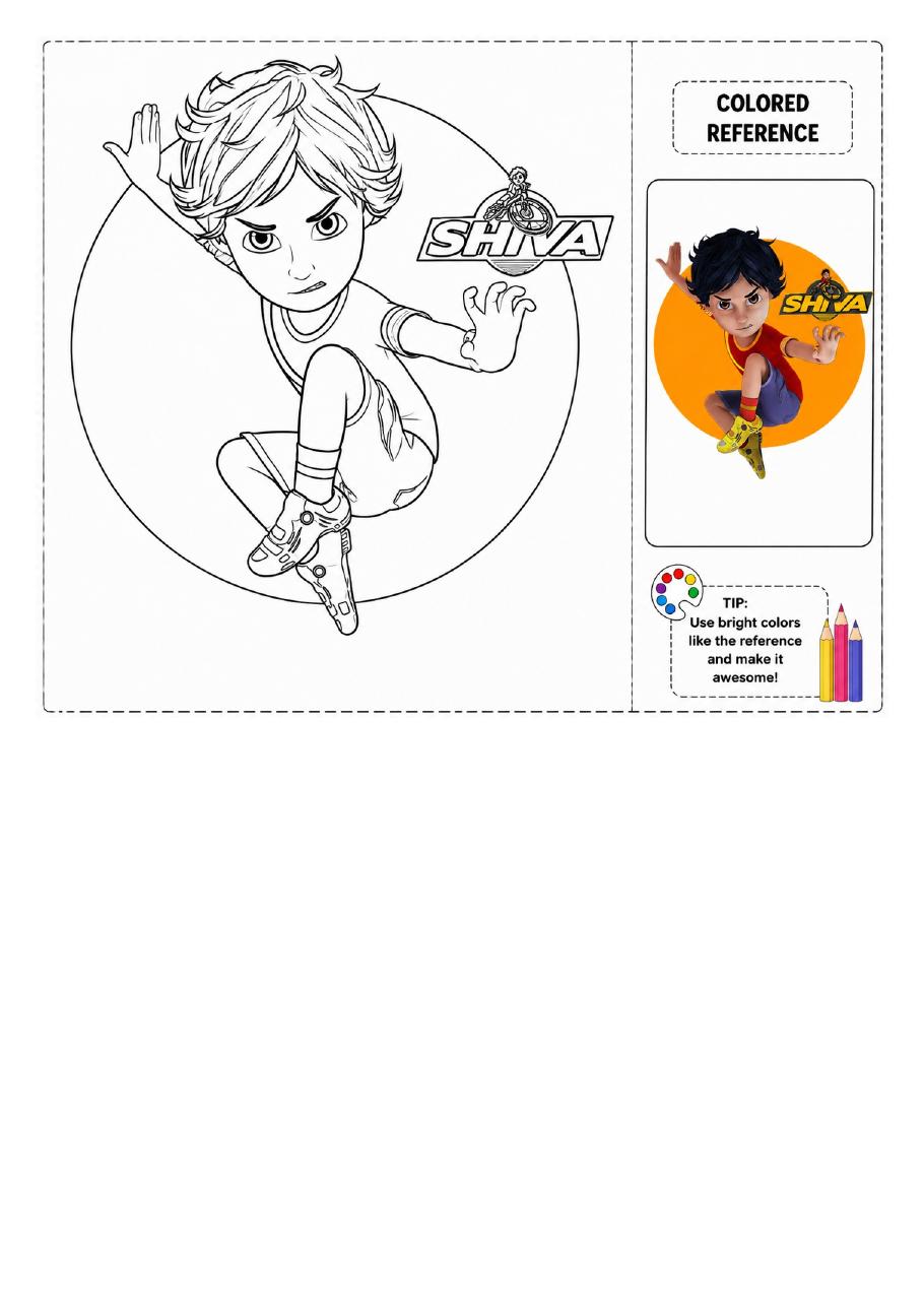 Shiva printable coloring page preview 4