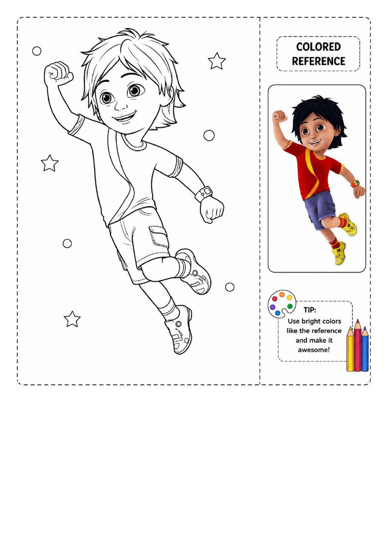 Shiva Printable Coloring Book - 63 A4 Pages