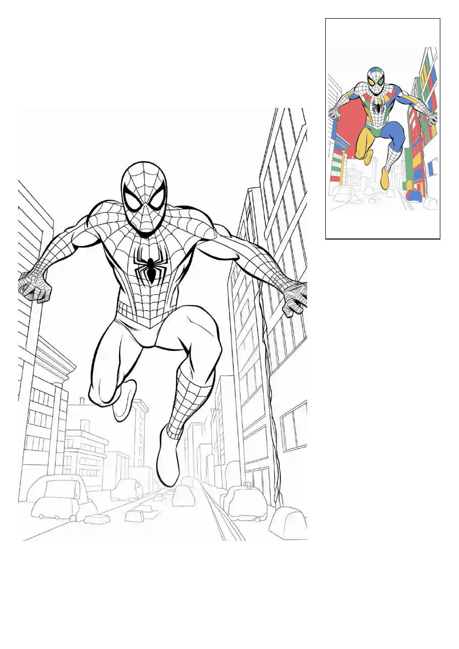 spid printable coloring page preview 1