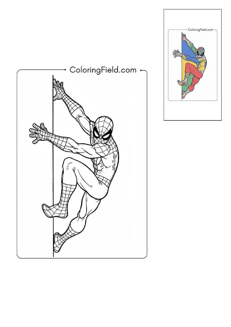 Spider-Man Printable Coloring Book - 89 A4 Pages