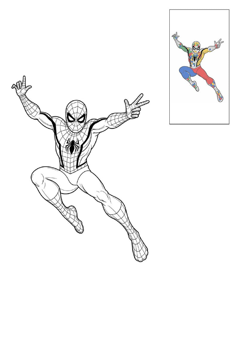 Spider-Man Printable Coloring Book - 89 A4 Pages