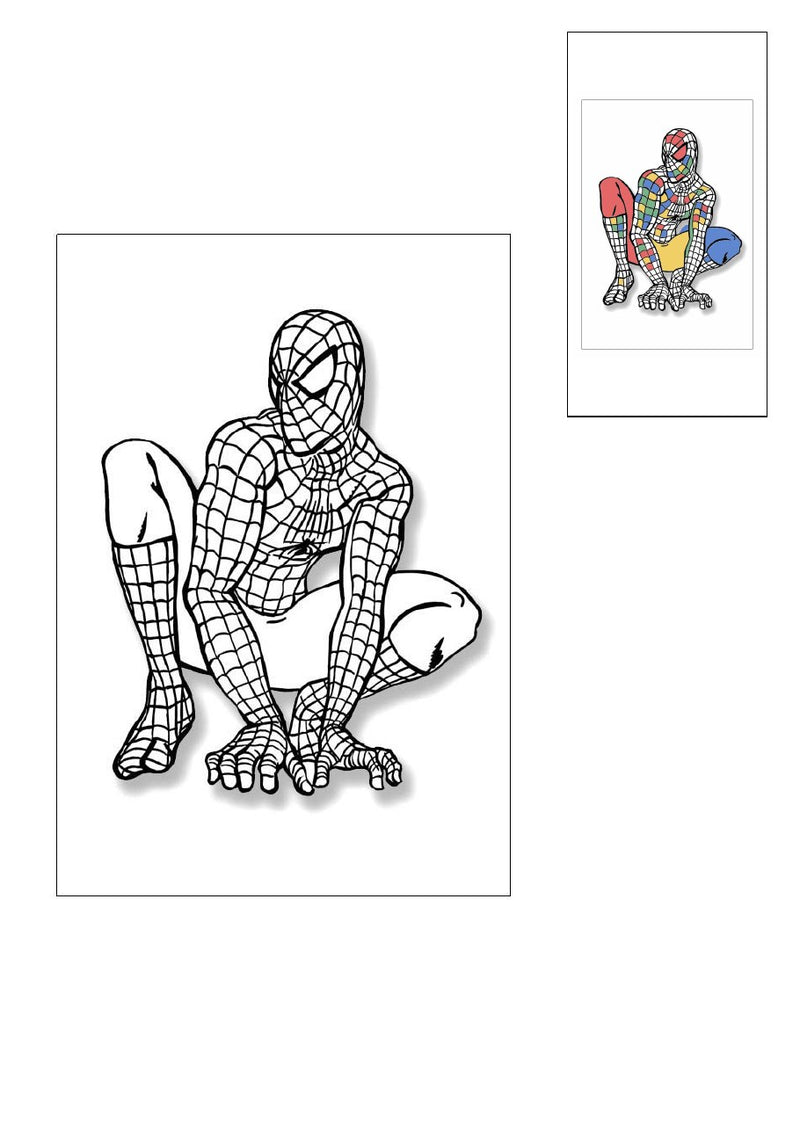 Spider-Man Printable Coloring Book - 89 A4 Pages