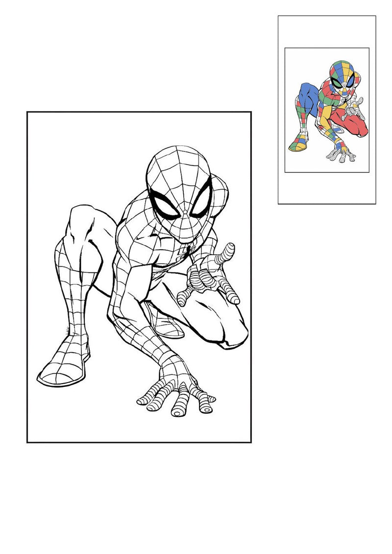Spider-Man Printable Coloring Book - 89 A4 Pages
