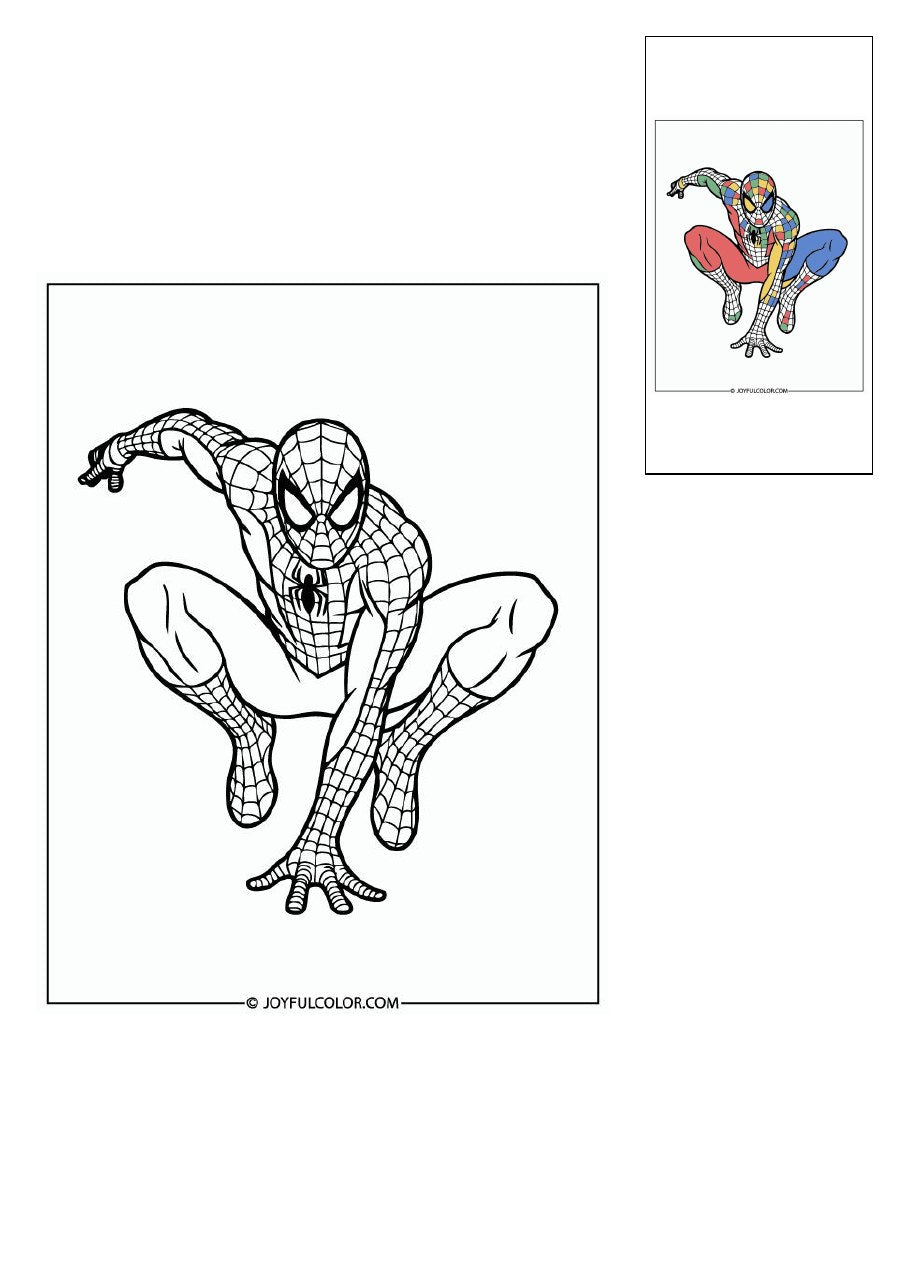 spid printable coloring page preview 43