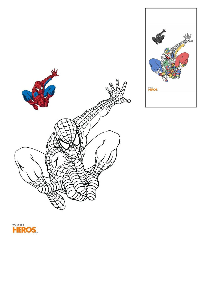 Spider-Man Printable Coloring Book - 89 A4 Pages